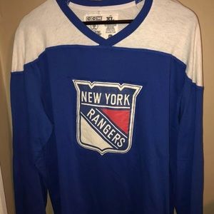 Men’s Long Sleeve NY Ranger T-Shirt XL